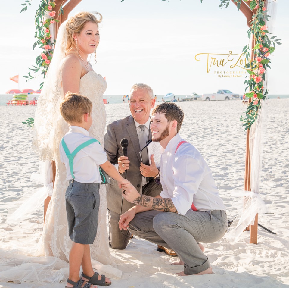 SC Officiant Rick Lackore at the Hilton Clearwater Beach