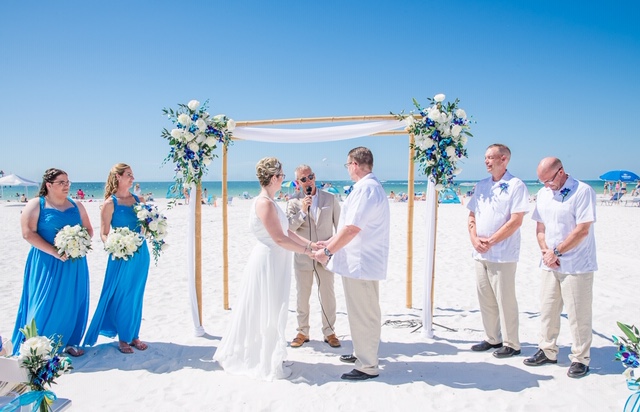 SC Officiant Rick Lackore at Clearwater Beach